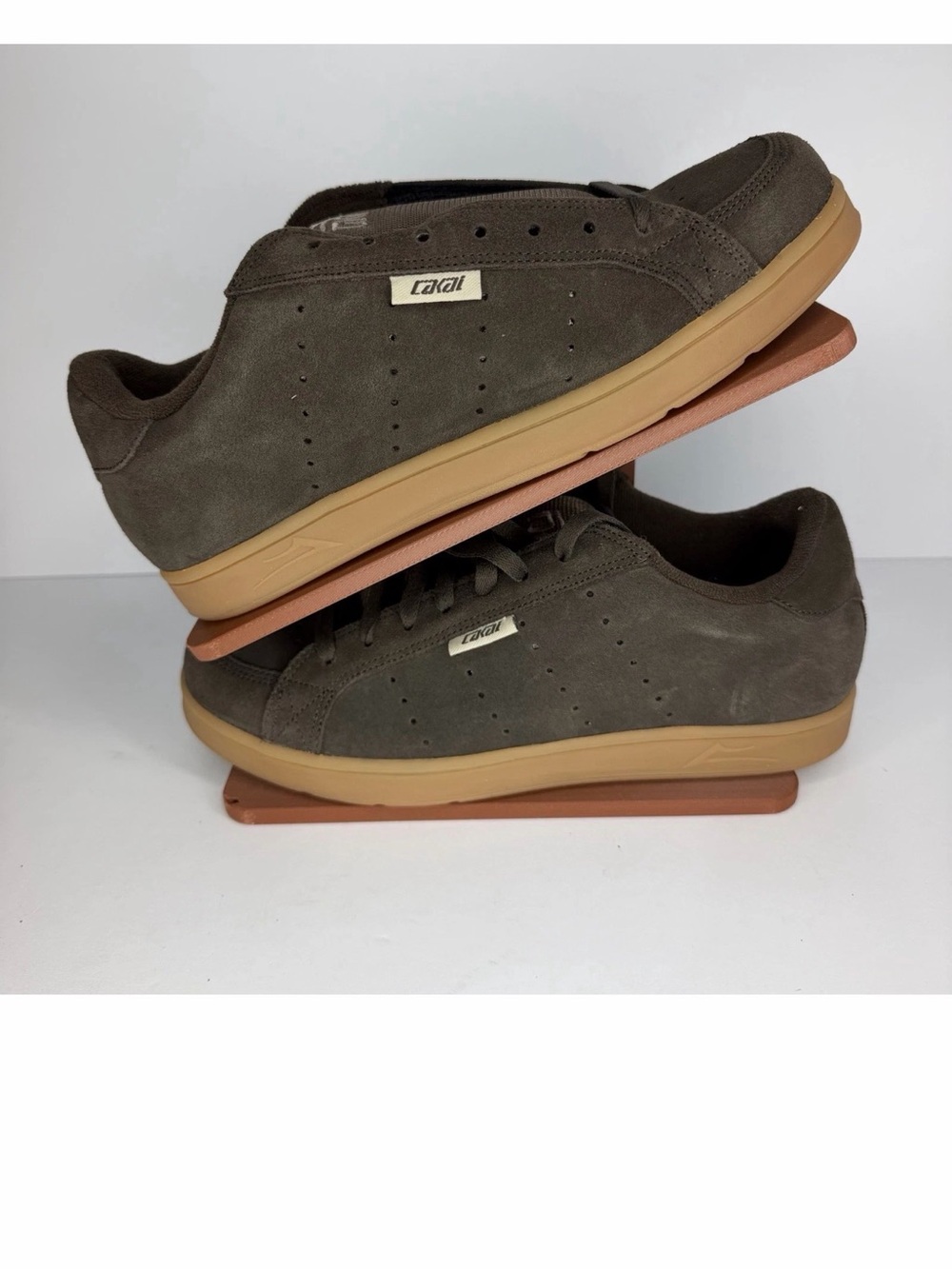 2003 LAKAI Kingston Brown Suede Size 10 NWB PUFF 2000's Skate Shoes